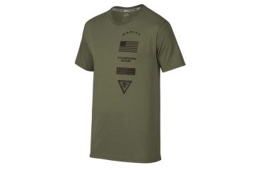 Image of Oakley Insignia Tee, Worn Olive, Medium 455166-79B-MD