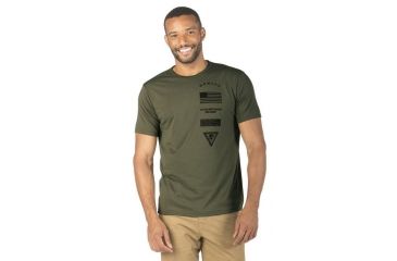 Image of Oakley Insignia Tee, Worn Olive, Medium 455166-79B-MD