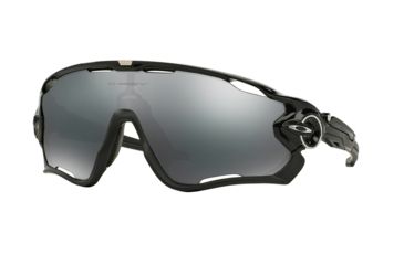 Image of Oakley JAWBREAKER OO9290 Sunglasses 929001-31 - Polished Black Frame, Black Iridium Lenses