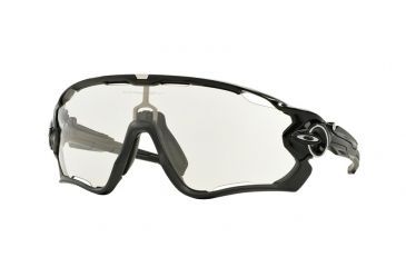 Image of Oakley JAWBREAKER OO9290 Sunglasses 929014-31 - Polished Black Frame, Clear To Black Photochromic Lenses