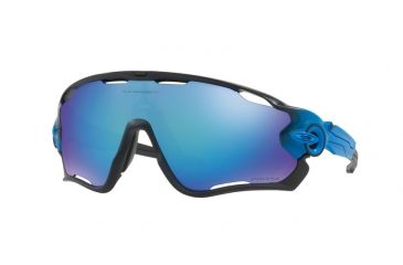 Image of Oakley Jawbreaker OO9290 Sunglasses 929022-31 - Sapphire Fade Frame, Prizm Sapphire Polarized Lenses