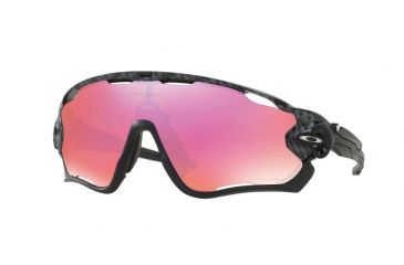 Image of Oakley Jawbreaker OO9290 Sunglasses 929025-31 - Carbon Fiber Frame, Prizm Trail Lenses