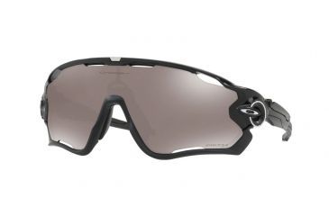 Image of Oakley Jawbreaker OO9290 Sunglasses 929028-31 - Polished Black Frame, Prizm Black Polarized Lenses