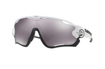 Image of Oakley Jawbreaker OO9290 Sunglasses 929029-31 - Polished White Frame, Prizm Black Lenses