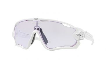 Image of Oakley Jawbreaker OO9290 Sunglasses 929032-31 - Polished White Frame, Prizm Low Light Lenses