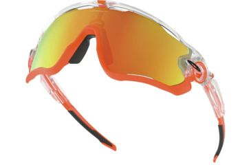 Image of Oakley JAWBREAKER OO9290 Progressive Prescription Sunglasses, 31mm, Matte Clear, OO9290-929037-31-PRO