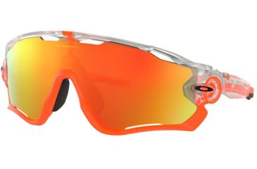 Image of Oakley JAWBREAKER OO9290 Progressive Prescription Sunglasses, 31mm, Matte Clear, OO9290-929037-31-PRO
