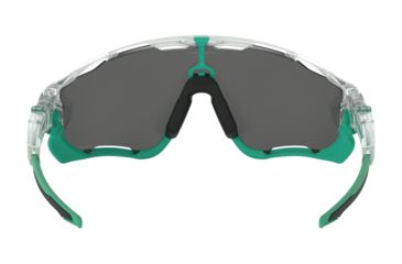 Image of Oakley Jawbreaker OO9290 Sunglasses 929038-31 - Matte Clear Frame, Prizm Black Lenses