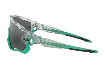 Image of Oakley Jawbreaker OO9290 Sunglasses 929038-31 - Matte Clear Frame, Prizm Black Lenses