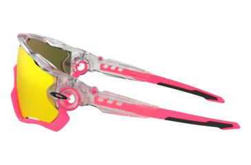 Image of Oakley Jawbreaker OO9290 Sunglasses 929039-31 - Matte Clear Frame, Prizm Ruby Lenses