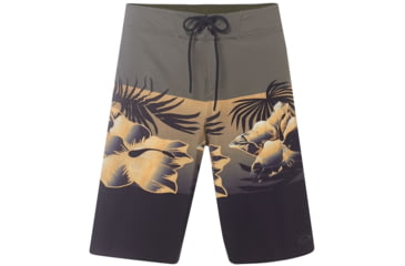 Image of Oakley Jbay Flower Block Seamless 21 - Mens, Dark Brush, 31, 482464-86V-31