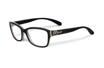 Image of Oakley Junket Eyeglasses 108701-52 - Black Shadow Frame