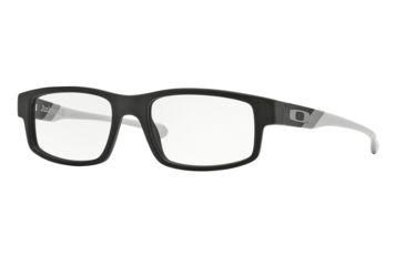 Image of Oakley JUNKYARD II OX1097 Bifocal Prescription Eyeglasses 109701-51 - Black Gray Frame, Clear Lenses