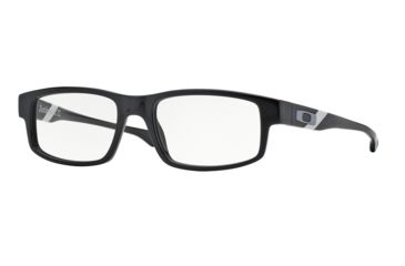 Image of Oakley JUNKYARD II OX1097 Bifocal Prescription Eyeglasses 109705-51 - Polished Black Frame, Clear Lenses