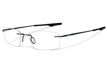 Image of Oakley Keel Bifocal Prescription Eyeglasses, Polished Black Frame, OX3122-0155BI
