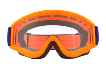 Image of Oakley L-Frame MX Goggles, Orange/Blue/Clear, OO7008-02