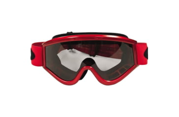 Image of Oakley L-Frame MX Goggles, Red/Dark Grey/ Clear Sand, OO7008-03