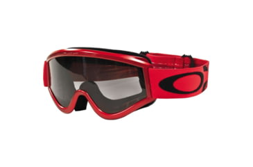 Image of Oakley L-Frame MX Goggles, Red/Dark Grey/ Clear Sand, OO7008-03
