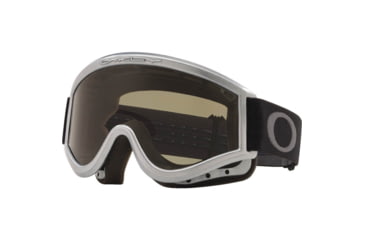 Image of Oakley L-Frame MX Goggles, Silver Chrome/Dark Grey/ Clear Sand, OO7008-04