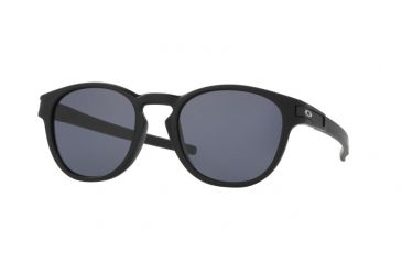 Image of Oakley LATCH A OO9349 Progressive Prescription Sunglasses OO9349-934901-53 - Lens Diameter 53 mm, Frame Color Matte Black