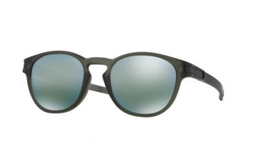 Image of Oakley LATCH A OO9349 Progressive Prescription Sunglasses OO9349-934903-53 - Lens Diameter 53 mm, Frame Color Matte Olive Ink
