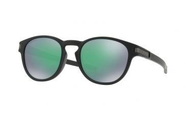 Image of Oakley Latch A OO9349 Progressive Prescription Sunglasses OO9349-934912-53 - Lens Diameter 53 mm, Frame Color Matte Black