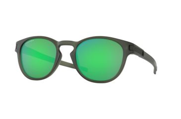 Image of Oakley Latch A OO9349 Progressive Prescription Sunglasses, 53mm, Matte Olive Ink, OO9349-934921-53-PRO