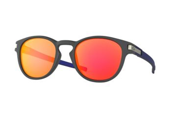 Image of Oakley Latch A OO9349 Progressive Prescription Sunglasses OO9349-934922-53 - Lens Diameter 53 mm