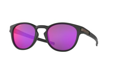 Image of Oakley Latch A OO9349 Progressive Prescription Sunglasses, 53mm, Matte Black, OO9349-934927-53-PRO