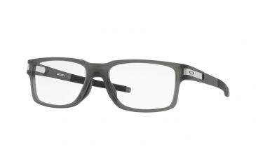 Image of Oakley LATCH EX OX8115 Progressive Prescription Eyeglasses 811502-52 - Satin Grey Smoke Frame, Clear Lenses