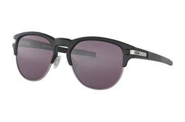 Image of Oakley LATCH KEY OO9394M Sunglasses 939401-52 - Polished Black Frame, Violet Iridium Lenses
