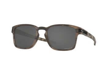 Image of Oakley Latch Squared A OO9358 Sunglasses 935817-55 - , Prizm Black Polarized Lenses