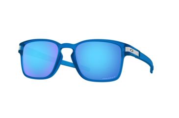 Image of Oakley Latch Squared A OO9358 Sunglasses 935819-55 - , Prizm Sapphire Polarized Lenses