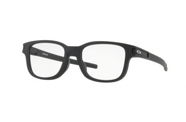 Image of Oakley LATCH SS OX8114 Bifocal Prescription Eyeglasses 811401-52 - Satin Black Frame, Clear Lenses