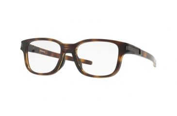Image of Oakley LATCH SS OX8114 Bifocal Prescription Eyeglasses 811402-50 - Polished Brown Tortoise Frame, Clear Lenses