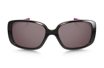 Image of Oakley LBD Sunglasses Polished Black Frame, OO Grey Polarized Lens-OO9193-12