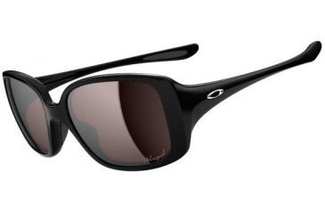Image of Oakley LBD Sunglasses - Polished Black Frame and OO Black Iridium Polarized Lens OO9193-05