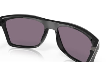 Image of Oakley Leffingwell Sunglasses, Black Ink Frame, Prizm Grey Lens, 57, OO9100-910001-57