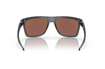 Image of Oakley Leffingwell Sunglasses, Crystal Black Frame, Prizm Deep Water Lens, Polarized, 57, OO9100-910005-57