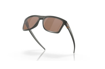 Image of Oakley Leffingwell Sunglasses, Matte Grey Smoke Frame, Prizm Tungsten Lens, 57, OO9100-910002-57