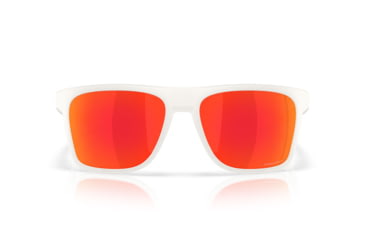 Image of Oakley Leffingwell Sunglasses, Matte Vapor, PRIZM Ruby, OO9100-2057
