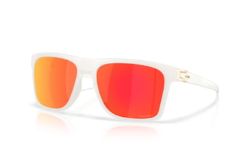 Image of Oakley Leffingwell Sunglasses, Matte Vapor, PRIZM Ruby, OO9100-2057