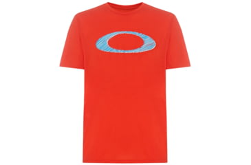Image of Oakley Legacy Ellipse Tee - Mens, Fire Red, Large, 457553-4FR-L
