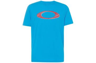 Image of Oakley Legacy Ellipse Tee - Mens, Hawaiian Blue, Extra Large, 457553-6HB-XL