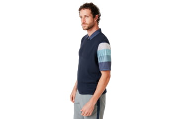 Image of Oakley Light Knit Half Zip Vest - Mens, Foggy Blue, Extra Large, 412802-6FB-XL