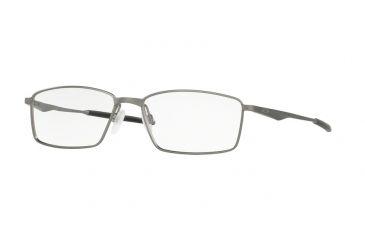Image of Oakley LIMIT SWITCH OX5121 Single Vision Prescription Eyeglasses 512103-53 - Brushed Chrome Frame
