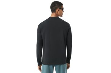 Image of Oakley Link Crew Fleece Sweatshirt- Men's, Blackout, Extra Large, 472333-02E-XL