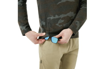 Image of Oakley Link LS Top - Mens, Blackout Camo, Large 434247P-978-L