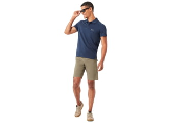 Image of Oakley Link Short Sleeve Polo - Mens, Fathom, 2XL, 433992-6AC-XXL