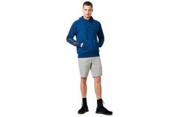 Image of Oakley Lit Graphic Hoodie - Mens, Dark Blue, Large, 472466-609-L